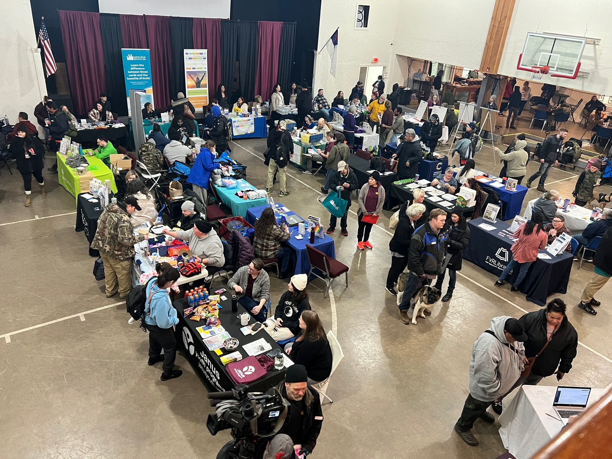 At Project Homeless Connect 2025, members of the Vancouver community get health care check-ups, food, pet care, and help finding housing.